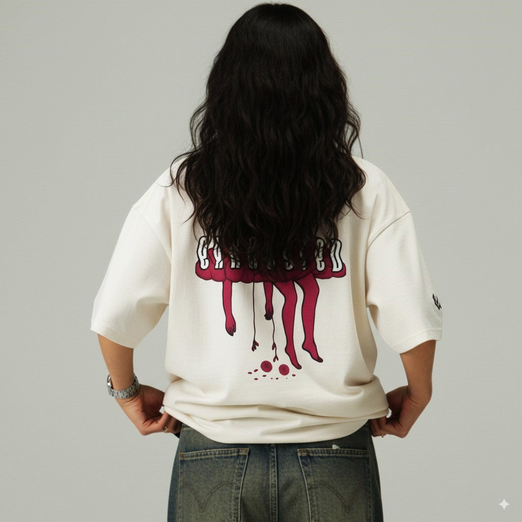 EXHAUSTED ☁️ wizartix T-shirt | Oversized Fit