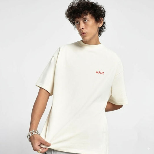 DRAGON CODE 🐉 wizartix T-shirt (Off-White) | Oversized Fit