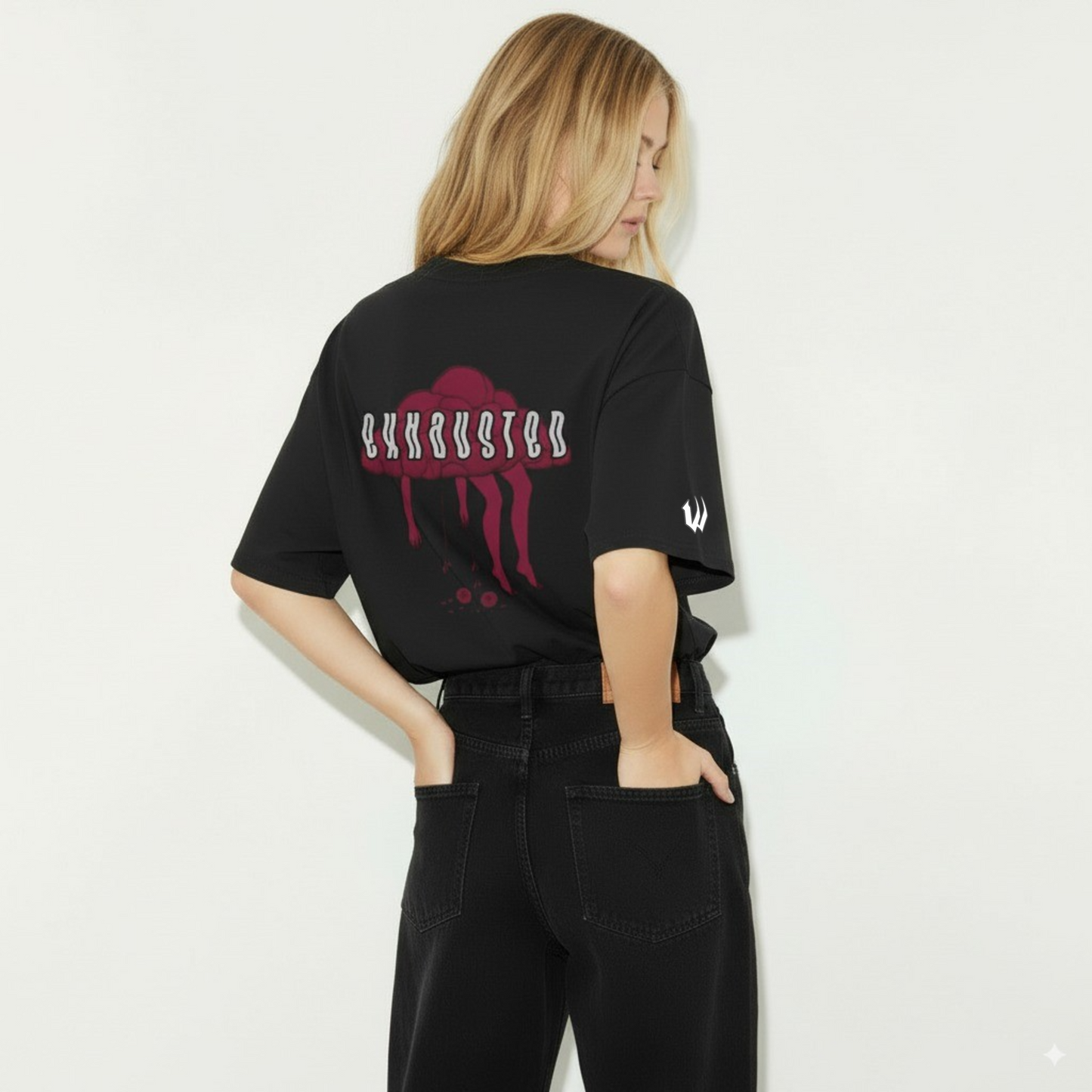 EXHAUSTED ☁️ wizartix T-shirt | Oversized Fit