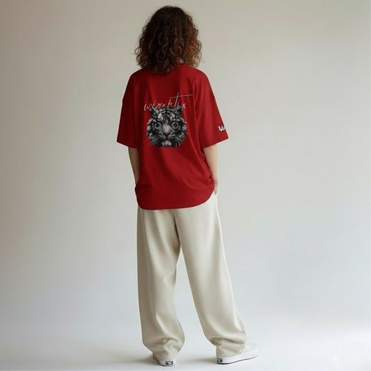 TIGER SCRIPT 🐅 wizartix T-shirt | Oversized Fit
