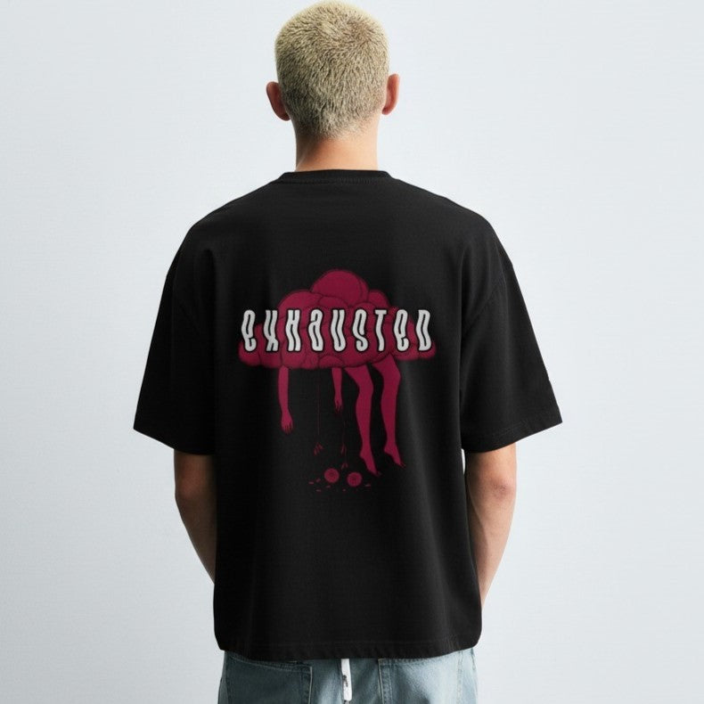 EXHAUSTED ☁️ wizartix T-shirt | Oversized Fit