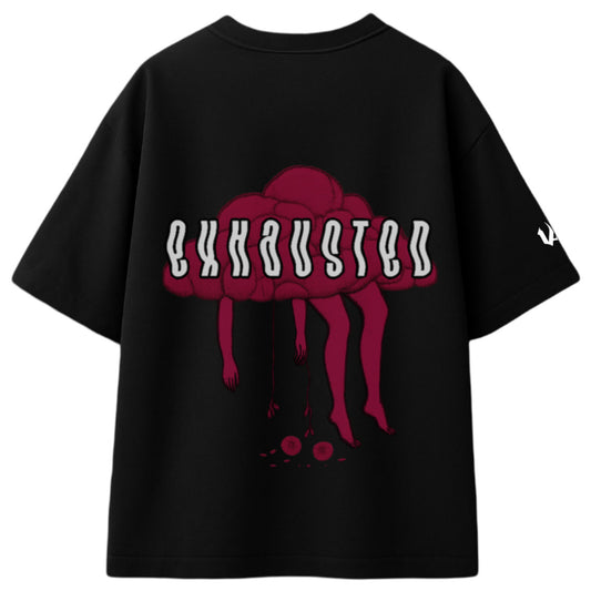 EXHAUSTED ☁️ wizartix T-shirt | Oversized Fit