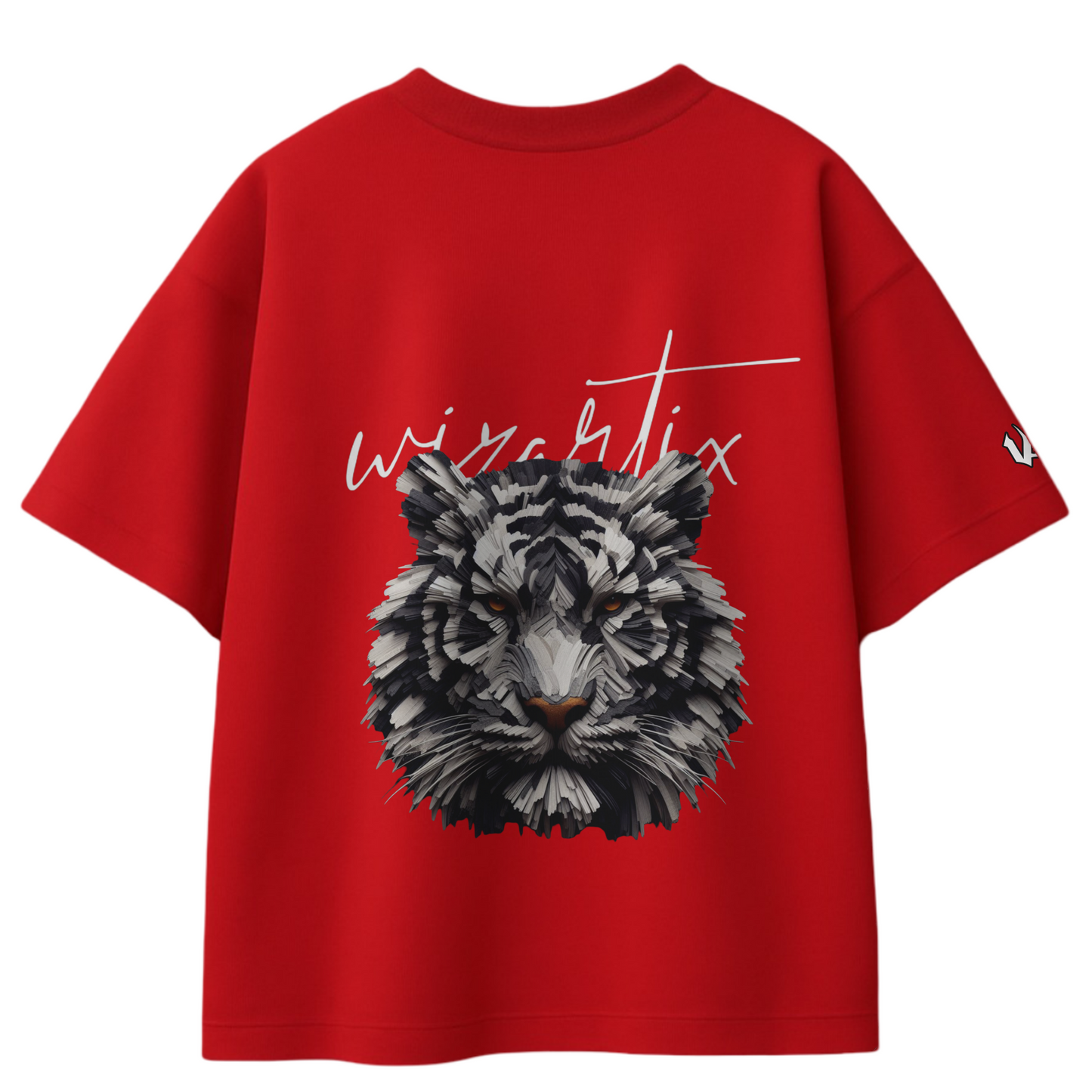 TIGER SCRIPT 🐅 wizartix T-shirt | Oversized Fit