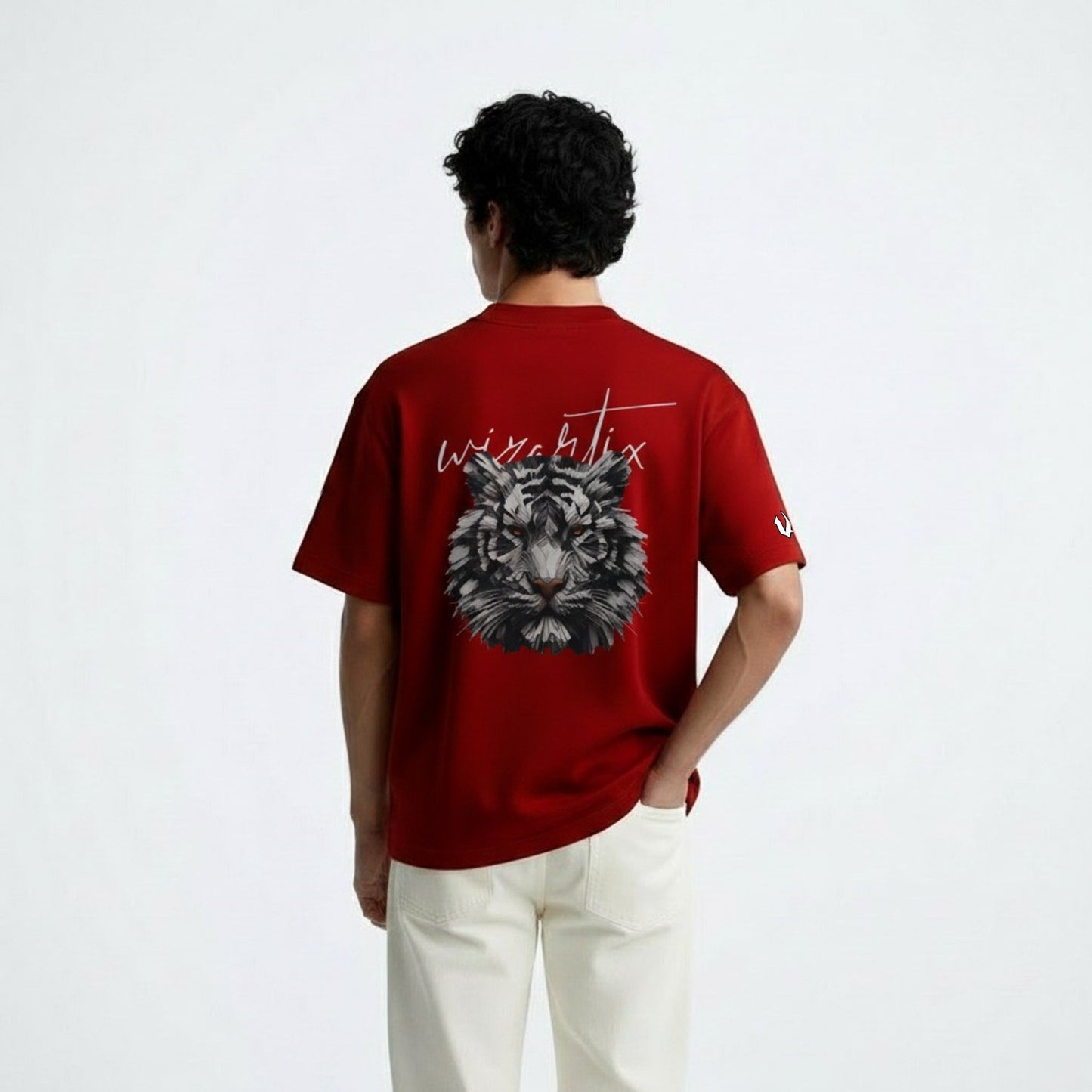 TIGER SCRIPT 🐅 wizartix T-shirt | Oversized Fit