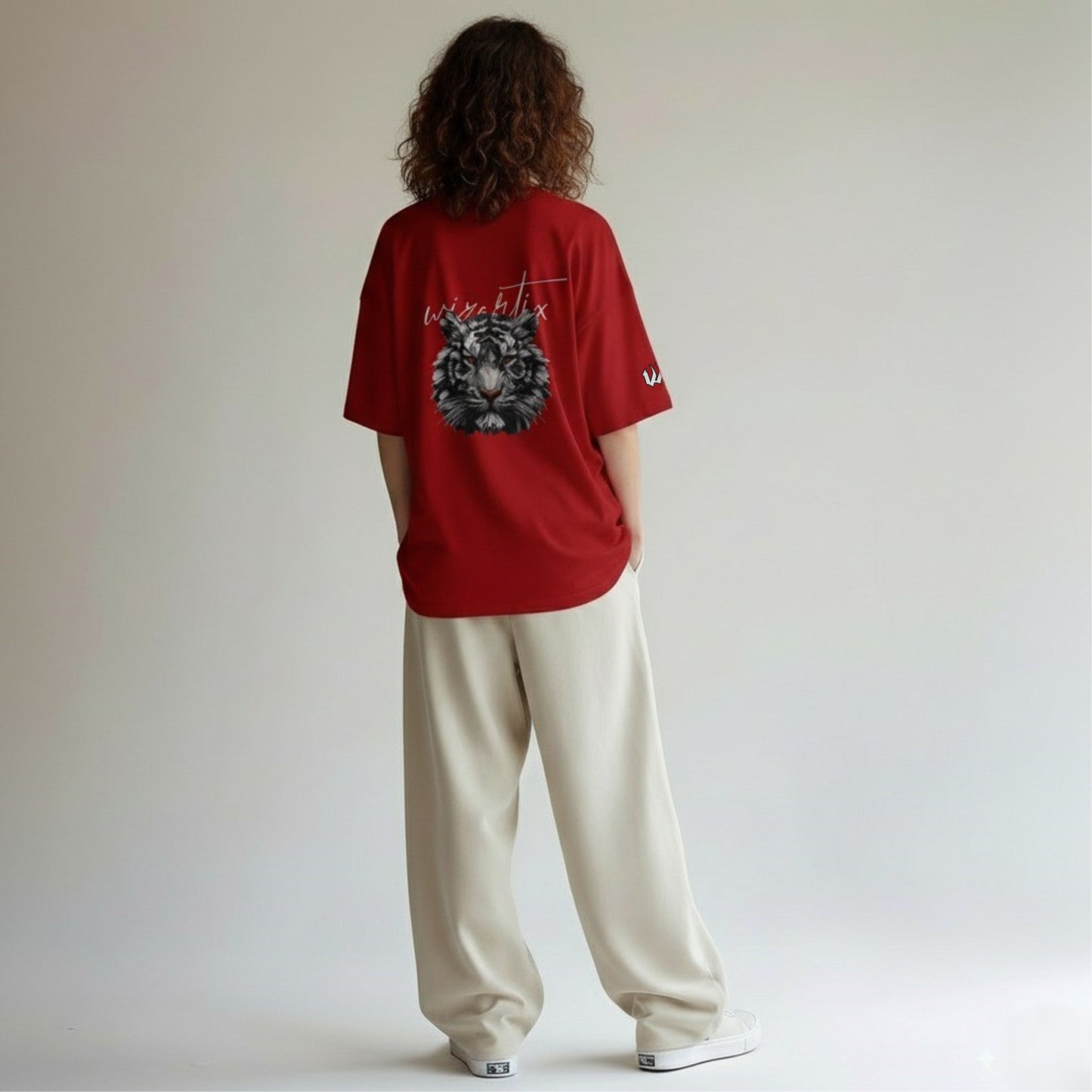 TIGER SCRIPT 🐅 wizartix T-shirt | Oversized Fit