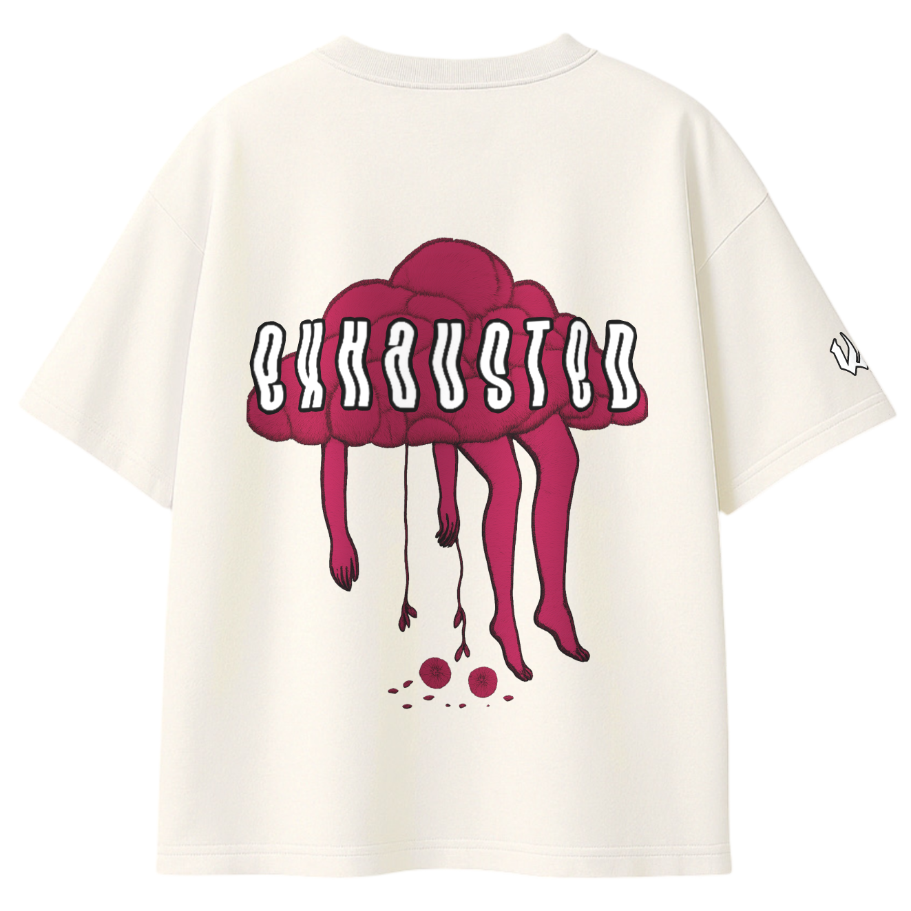 EXHAUSTED ☁️ wizartix T-shirt | Oversized Fit