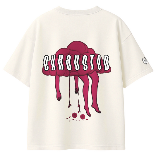 EXHAUSTED ☁️ wizartix T-shirt | Oversized Fit